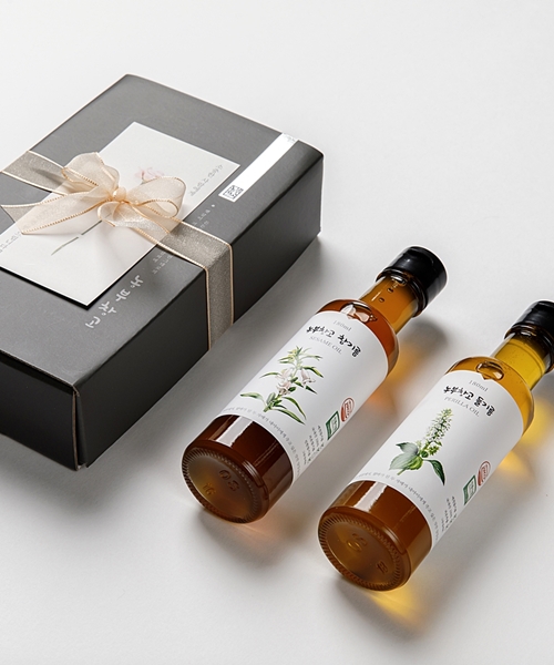 [농부창고] 진한참기름+저온들기름 300ml 선물세트